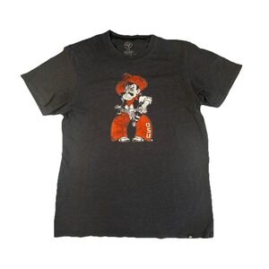 OSU Cowboys Oklahoma State University‎ '47 Brand T-Shirt Adult Size Medium Gray
